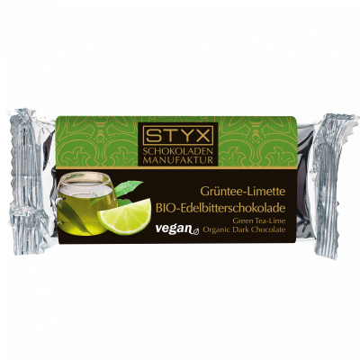 Organic Dark Chocolate with Green Tea & Lime