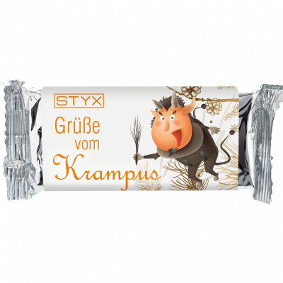 KRAMPUS BIO-Milchschokolade gefüllt mit Nougat-Ganache
