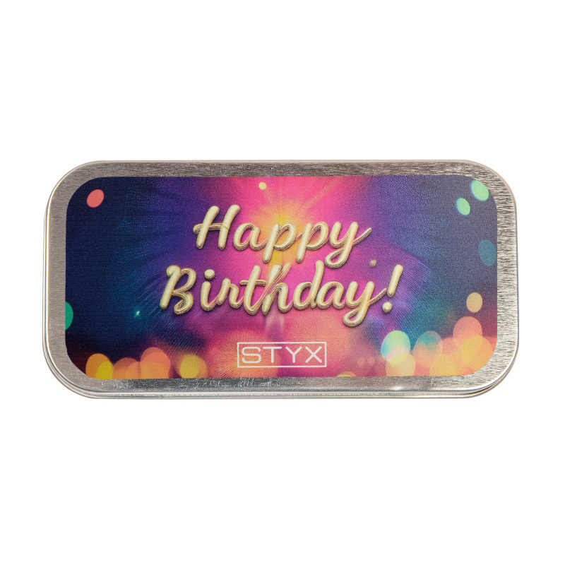 Metalletui Happy Birthday - Bunt