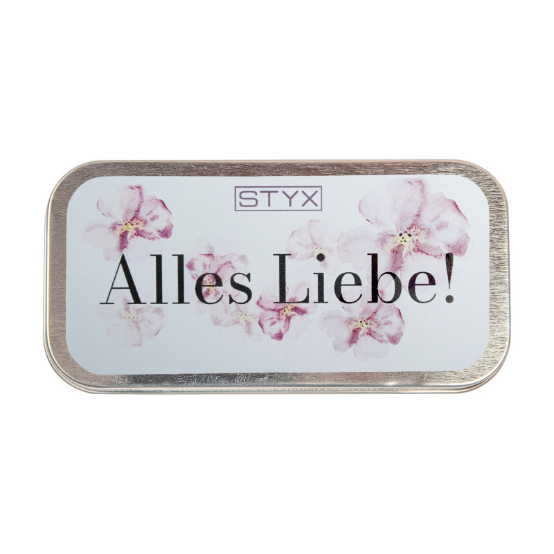 Metalletui Alles Liebe - Blumen