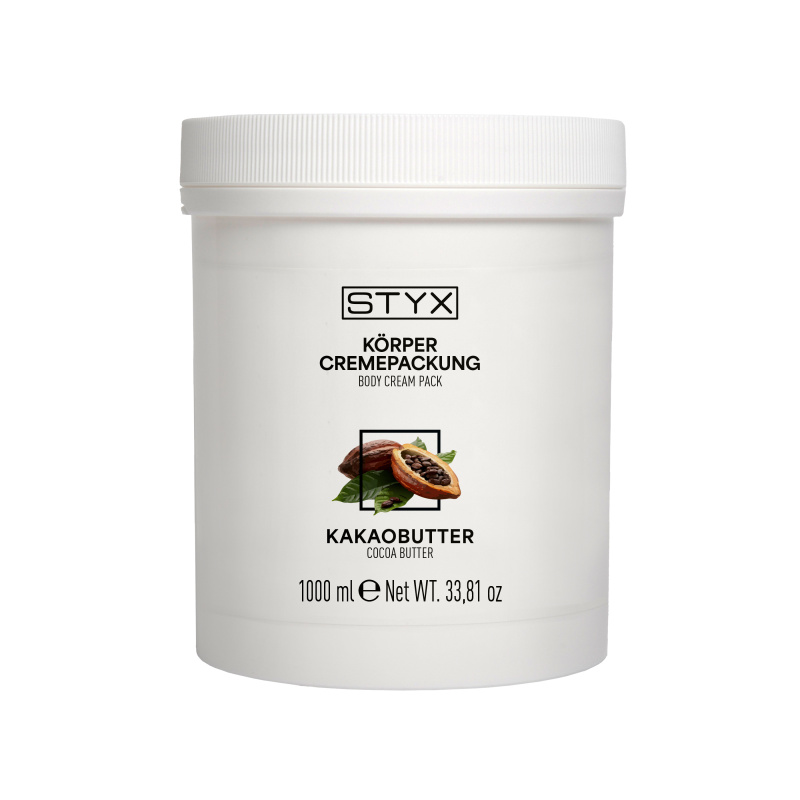 Körper- Cremepackung Kakaobutter