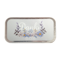 Metalletui Danke - Blumen