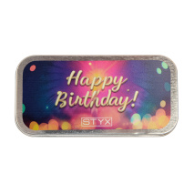 Metalletui Happy Birthday - Bunt