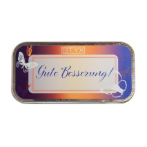 Metalletui Gute Besserung - Schmetterliinge