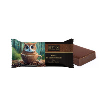 BIO-Edelbitterschokolade gefüllt mit Kaffee-Ganache