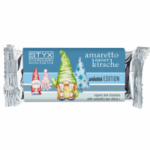 BIO-Edelbitterschokolade mit Amaretto Sauerkirsche